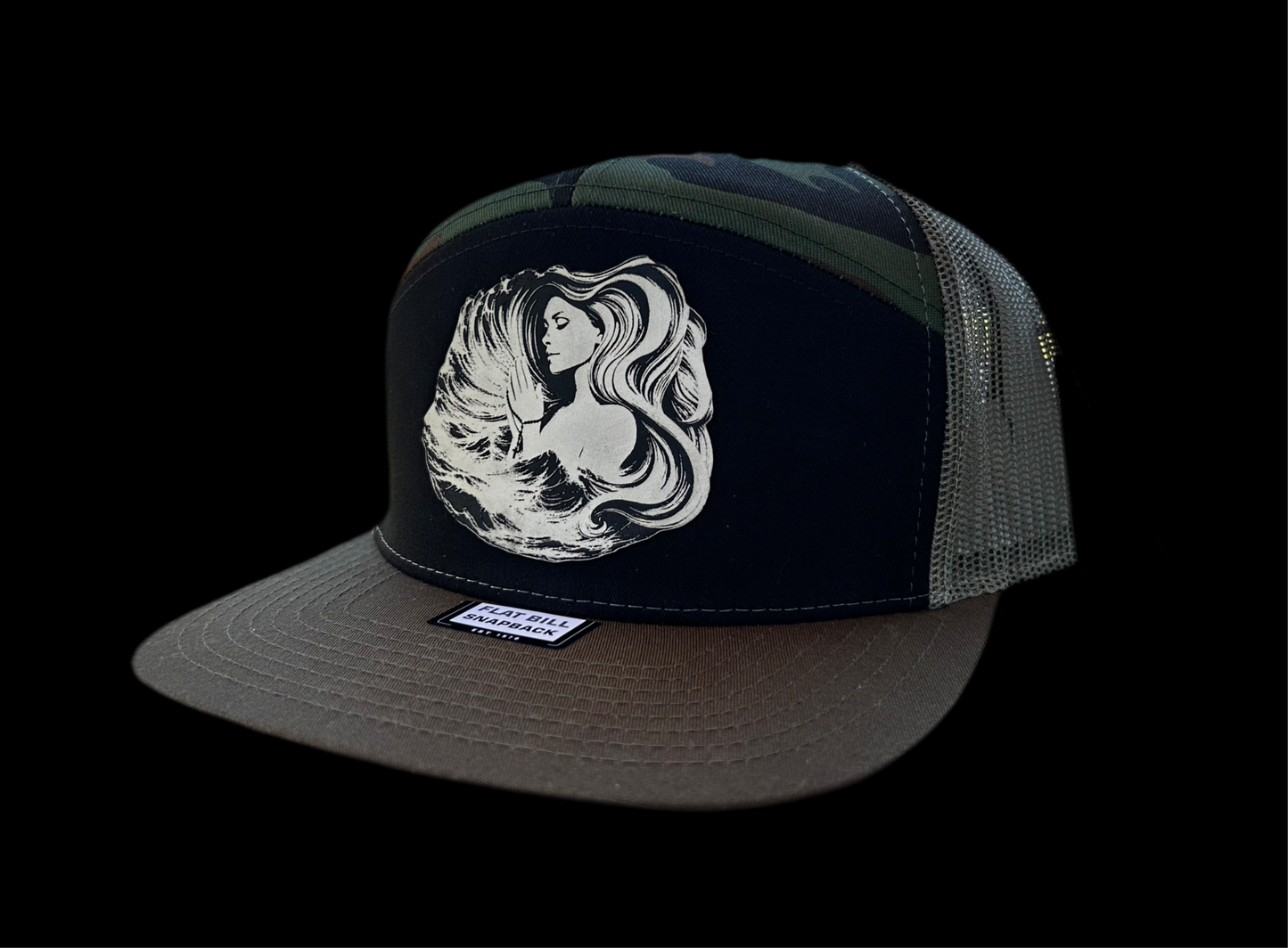 (Hat) “Pray For Surf” Camo