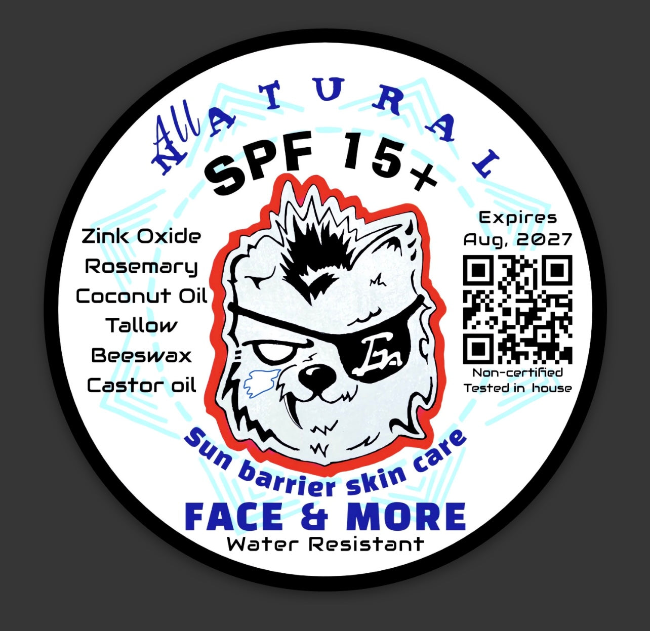 All Natural Sunblock 4oz