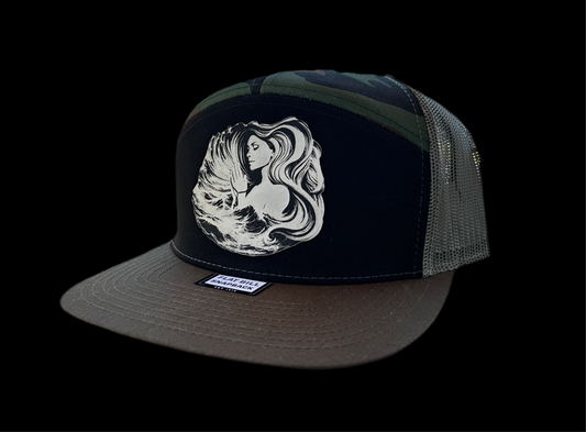 (Hat) “Pray For Surf” Camo